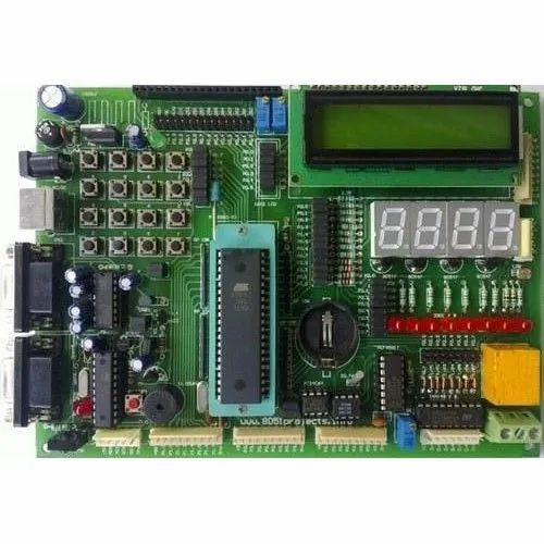 FR4 Microcontroller Board Material FR4 Voltage 12 V Frequency 50Hz Type Single Sided Humidity 20% to - Image 1