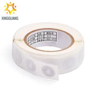25mm Waterproof Coated Paper NFC 213 Chip RFID Tag Sticker MOQ 5000 PCS Trademark OEM Material Paper Memory 144byte Model NO. - Image 1
