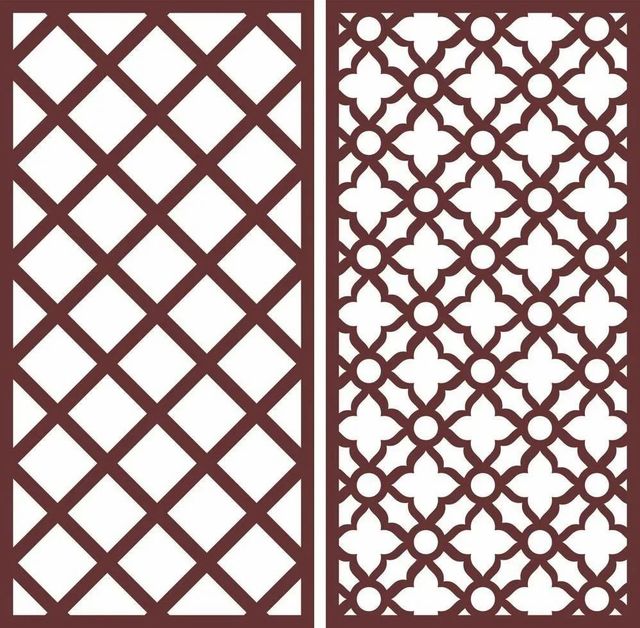 8mm MDF Jali, For Office Thickness 8 mm Carving 2d Jali Finish Polished Design Customized Material MDF Board Application - Image 2