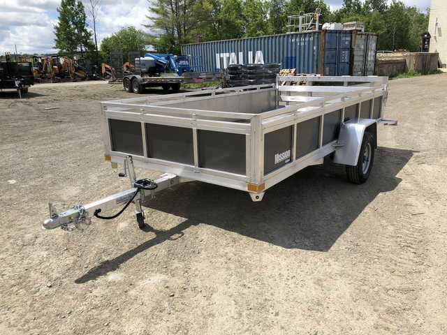2022 Mission Trailers 6×12 Aluminum Open Utility w/Integrated Rear Ramp - Image 3