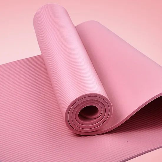 Factory Direct Wholesale Eco-Friendly Double Layer TPE Yoga Mat Non-Slip 6mm/8mm Fitness Exercise Mat with Custom Logo Print - Image 1
