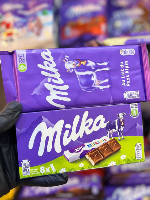 Best Chocolate Brands Milka 100% Alpine Milk Chocolate Collection 90g For Sale - Image 2