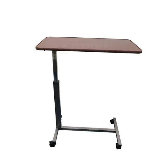 Sy-R083 Widely Used Medical Adjustable Over Bed Table Durable Movable Hospital Folding Dining Table - Image 1
