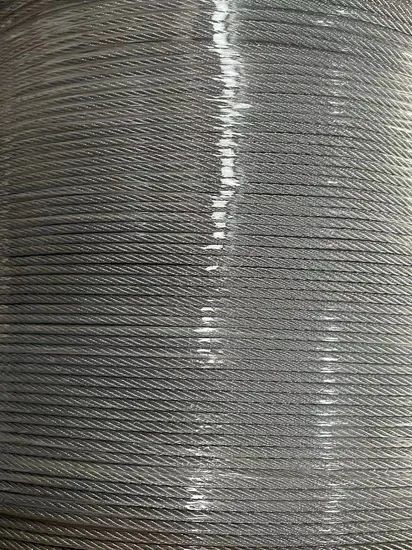 Galvanized Wire Rope for Belt Conveyer 6X7+FC DIN3055 Origin China Surface Smooth Model NO. 6X7+FC HS Code 73121000 Application Rope - Image 6