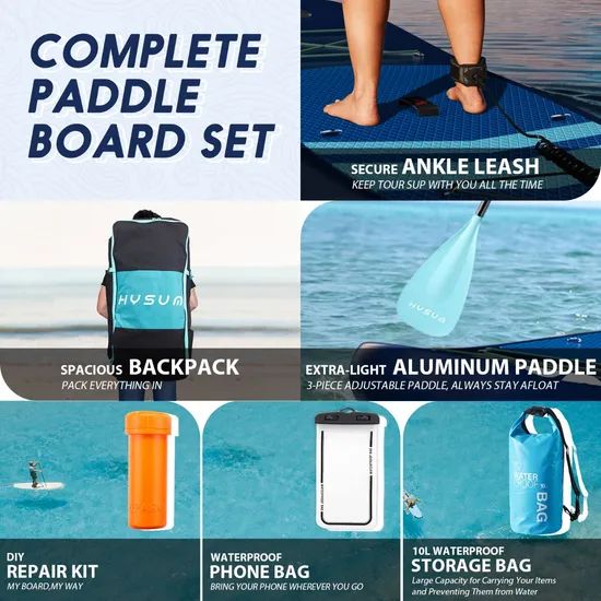 Custom 10 6FT Inflatable Paddle Board for Surfing and Yoga - Image 6