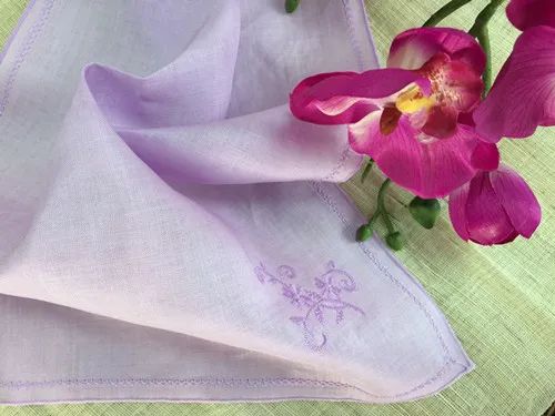 Ramie Handkerchief with Embroidery - Image 1