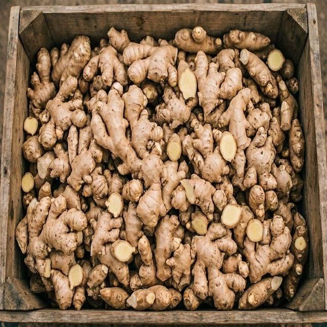 Farm Fresh Organic Ginger France Export Quality Naturally Grown Premium Selection 10kg For Commercial Buyers - Image 1