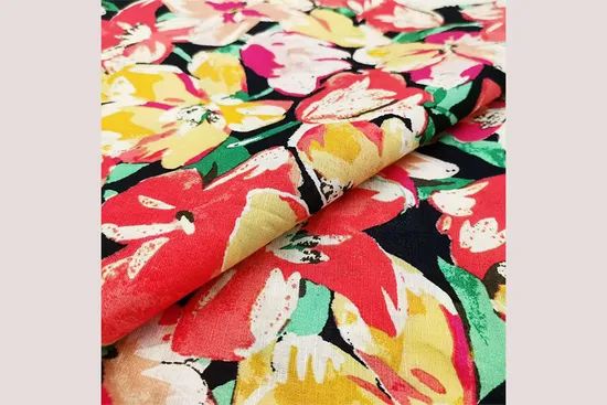 Pure and Premium Linen Fabrics 17*17 Printed Style Plain Width 53/54" Technics Woven Pattern Plain Dyed HS Code - Image 2