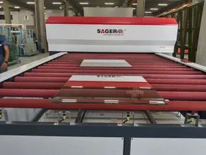 PVB Glass Laminating Production Line Origin China Condition New Certification CE Warranty 400 Days Control System PLC Trademark Sagertec. - Image 5