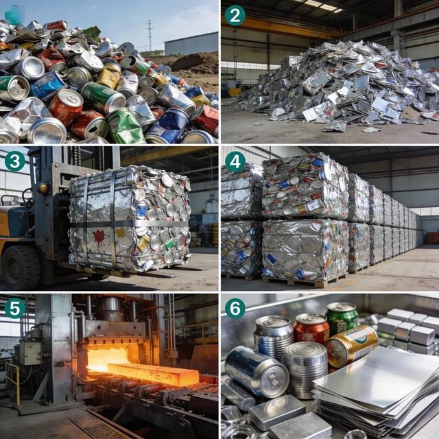 Premium Quality Aluminium UBC Beverage Cans Waste UBC Scrape designed for efficient smelting operations - Image 3