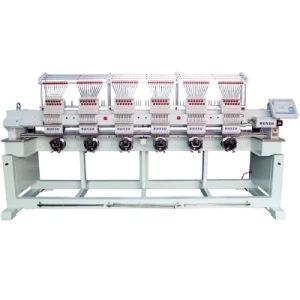 6 Heads Computerized Embroidery Machine WY9206CH 10" Touch Screen 9-15 Needle 1Y Warranty - Image 1