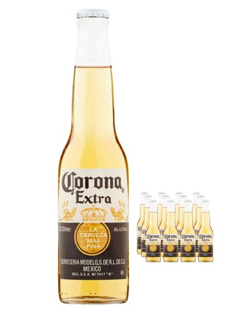 Corona Extra 35,5cl bottle Style Pale Lager Alcohol By Volume 4.5% Color Clear, Pale Golden Alcohol content > 2,5 % - 5 - Image 1