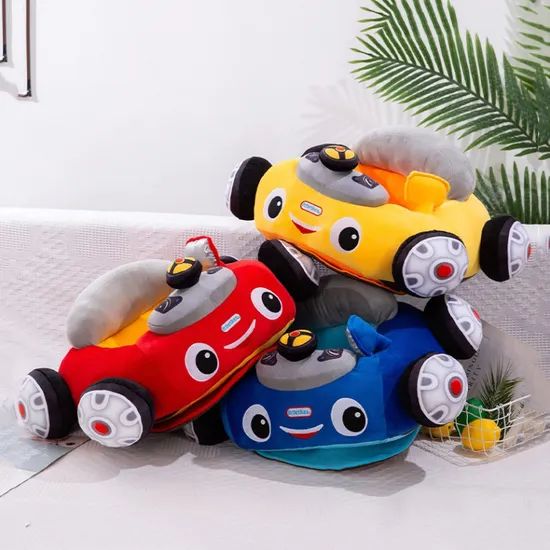 Compact Baby Learning Seat Sofa Car Shaped for Early Sitting Stage - Image 1