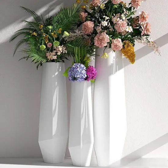 Customized High Quality Fiberglass Sphere Outdoor Planters Flower Pot - Image 3