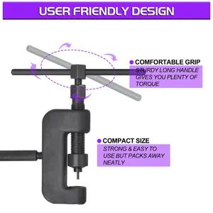 13PCS Cam Drive Chain Rivet Cutter Riveter Tool Kit Riveting Breaker for Bike Motorcycle - Image 6