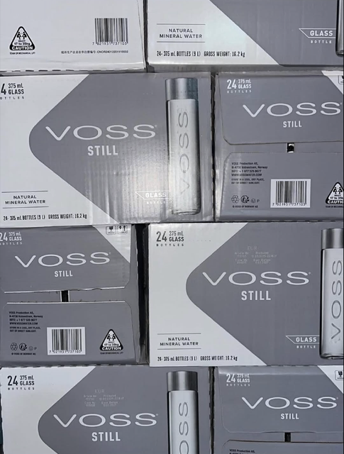 TOP RATED VOSS Still & Sparkling Natural Mineral Water Premium Glass & PET Bottles ON SALE - Image 1
