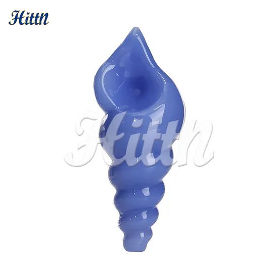 2025 Hot Sale 4 3 Inches Mini Spiral Conch Handpipe 420 Dry Herb Tobacco Pyrex Glass Smoking Hand Pipe - Image 4