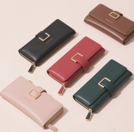 Croc - Embossed Colorful Wallet Women Wallet Origin China Gender Female Price USD_4-10 HS Code 420212 Closed Way Zipper Model NO. 25422-02 - Image 5