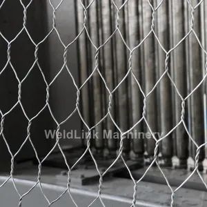CNC Automatic Gabion Mesh Weaving Machine Weight 16t Origin China Warranty 1 Year HS Code 8463300000 Twist Number 3 or 5 - Image 6