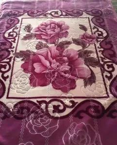 Multiple Colors Raschel Blanket Winter Soft Luxury Blankets Usage Home Origin China Season Winter Pattern Flower Type Polyester - Image 6