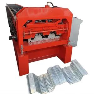 Teel Decking Floor Roll Forming Line Tile Making Machinery Steel Deck Roll Forming Machine - Image 1