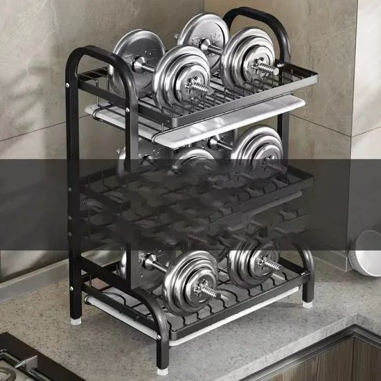 High-Temperature Baking Paint Process Storage Holders Anti-Slip Feet Kitchen Storage Free Combination Storage Holders Racks - Image 6
