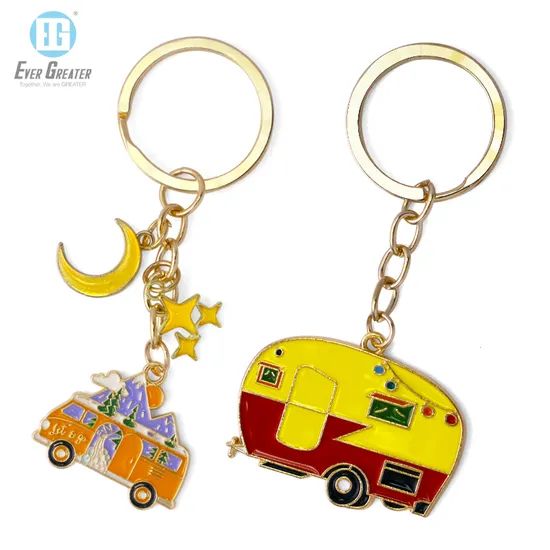 Sublimation Hard Enamel Keychains Custom Metal Keychain Origin China Shape Customized Feature Anti Rust HS Code - Image 4