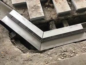 U Shape Polymer Concrete Linear Drain Outdoor Invisible Slot Drainage Channel - Image 5