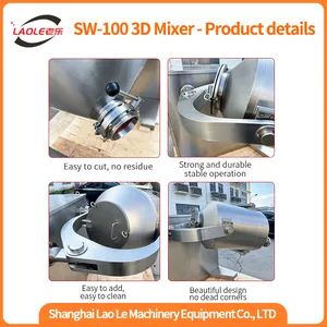 Sw 100 Full Automatic Commercial Three Dimensional Milk Powder Mixer Chemical Mixing Machine - Image 4