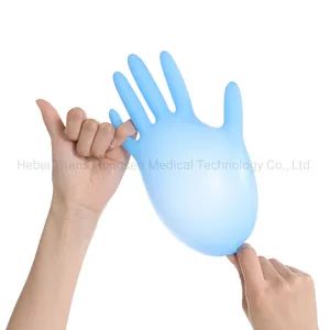 Manufacturer Powder-Free Nitrile Inspection Disposable Gloves for Food Touch - Image 2