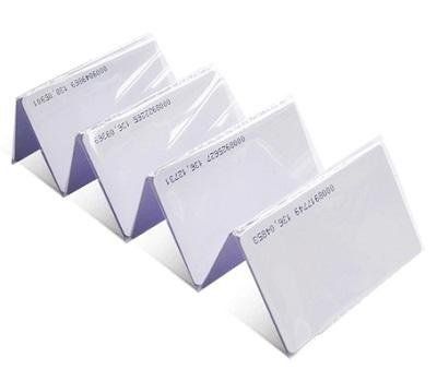 Blank RFID Cards Thick Smart Cards Color White Condition New Frequency 125 Features White Shape Rectangle Dimensions 86 Mm X 54 - Image 1