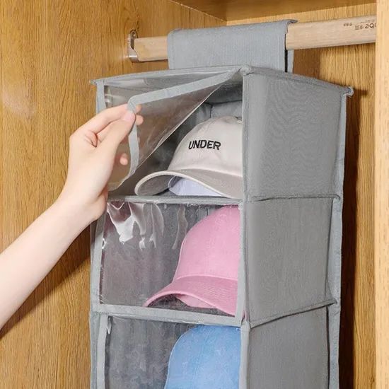 Portable Rack for Hats Towels Shoes Toys Dust Proof Storage Solution for Baseball Caps - Image 5