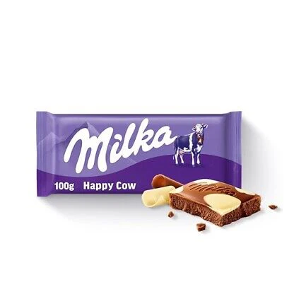 Buy Milka Alpine Milk and White Chocolate bars Happy Cow 100g - Image 5