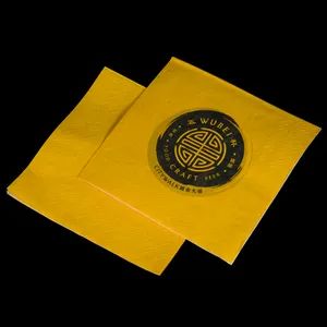 High Quality Custom Printed Cocktail Paper Napkins Origin China Time Used Day Usage Daily Use Trademark Klean Length 250-480mm - Image 1