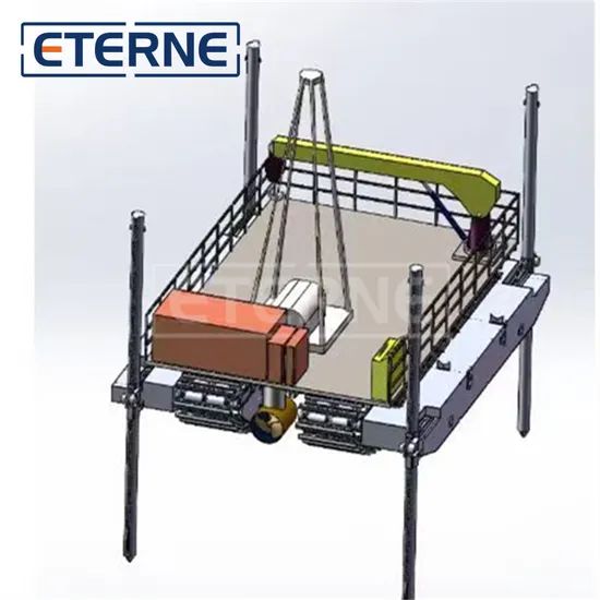 Eterne Customized River Working Excavator Use Assembly Pontoons Modular Barge - Image 2