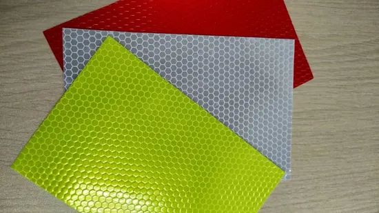 Printable Honeycomb Reflective Flex for Traffic Cones - Image 1