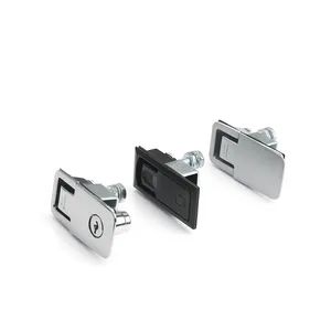 Keyed Zinc Alloy Push Button Compression Lock for Control Panel Enclosure Doors - Image 6