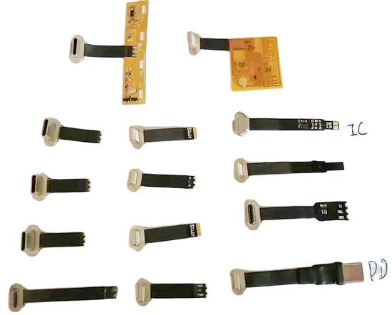 Angled Low Profile USB Micro Cable for Mobile Devices Jacket PVC Larkat Dwc Color Black Shielding Braid Trademark ESTAR Private Mold - Image 2