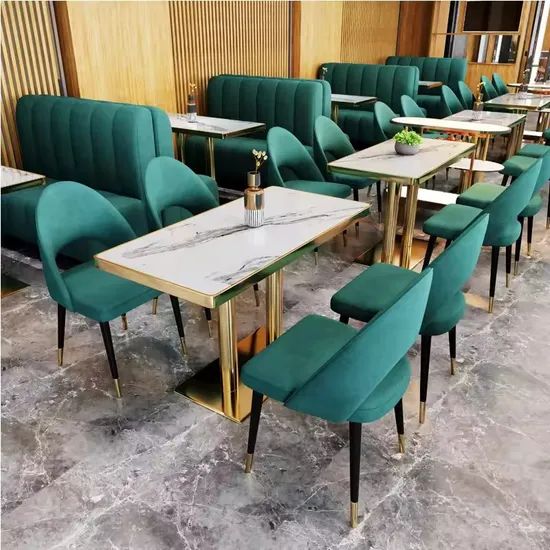 Custom Modern Stainless Steel Dining Set for Hotel & Bar - Image 1