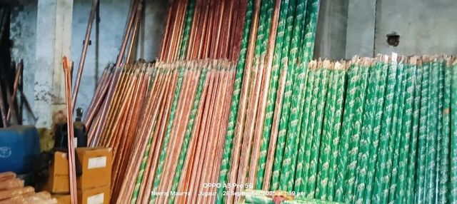 50 mm Gi Earthing Rod Color GREEN Capacity 1000 Rod Diameter 50 mm Model Name/Number BP-01 Usage/Application Panel , Motor , Equipment , transformer , PCC panel , MCC - Image 6