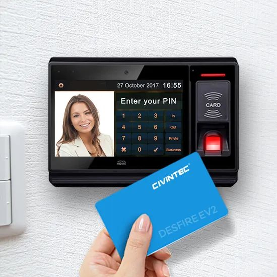 7 Inch Android Biometric Terminal Attendance and Access Control System with NFC RFID Reader - Image 5