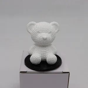 Bear Plaster Diffuser Scented Stone for Air Freshener Shape Bear MOQ 500PCS Logo Support Trademark TWS Size 4X4X5 Cm Packaging - Image 2