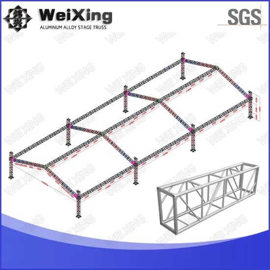 Customizable Curved Aluminum Truss for Outdoor Event Displays - Image 1