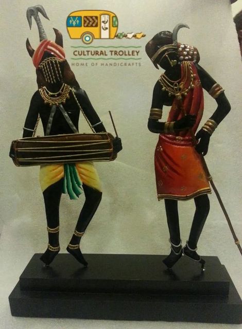 Wrought Iron Figurines Texture Rough Material Recycled Scrap Iron Form Various Shapes And Sizes Design Theme Village Scenes And - Image 3