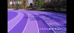Through Multiple Checks Long-Lasting Color Rubber Running Track for Tournament - Image 5