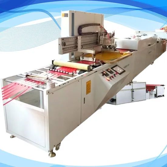 Roll to Roll Silk Screen Printing Machine for Satin Ribbons/Woven/Label/Lanyards - Image 1