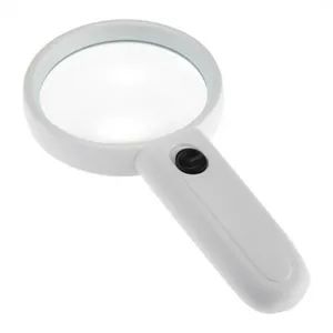 Handheld Magnifier Metal Magnifying Glass for Reading User All Origin China Trademark OEM Color Silvery Shape Circular Magnification 6X - Image 2