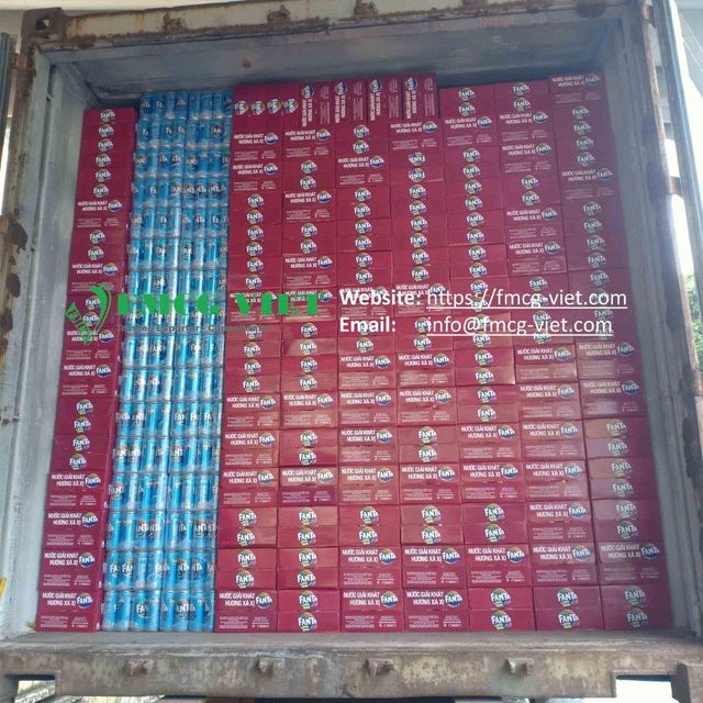 Wholesale Fanta Soft Drinks Can 320ml x24 Orange, Grape, Soda Cream, Sarsi/ Vietnamese Fanta Carbonated Drinks Exporter - Image 6