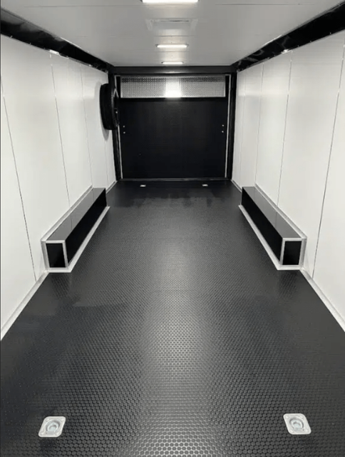 Enclosed Trailers / 2026 28′ Millennium Extreme Car Hauler 2/6000# Spread Torsion Axles Aluminum Wheels .030 White - Image 2