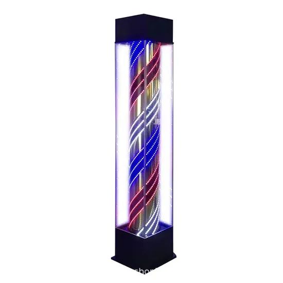 Red Blue White LED Sign Light Custom Height and Color for Salon - Image 3